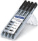 Feutres lumocolor - pointe assortie, pack de 4