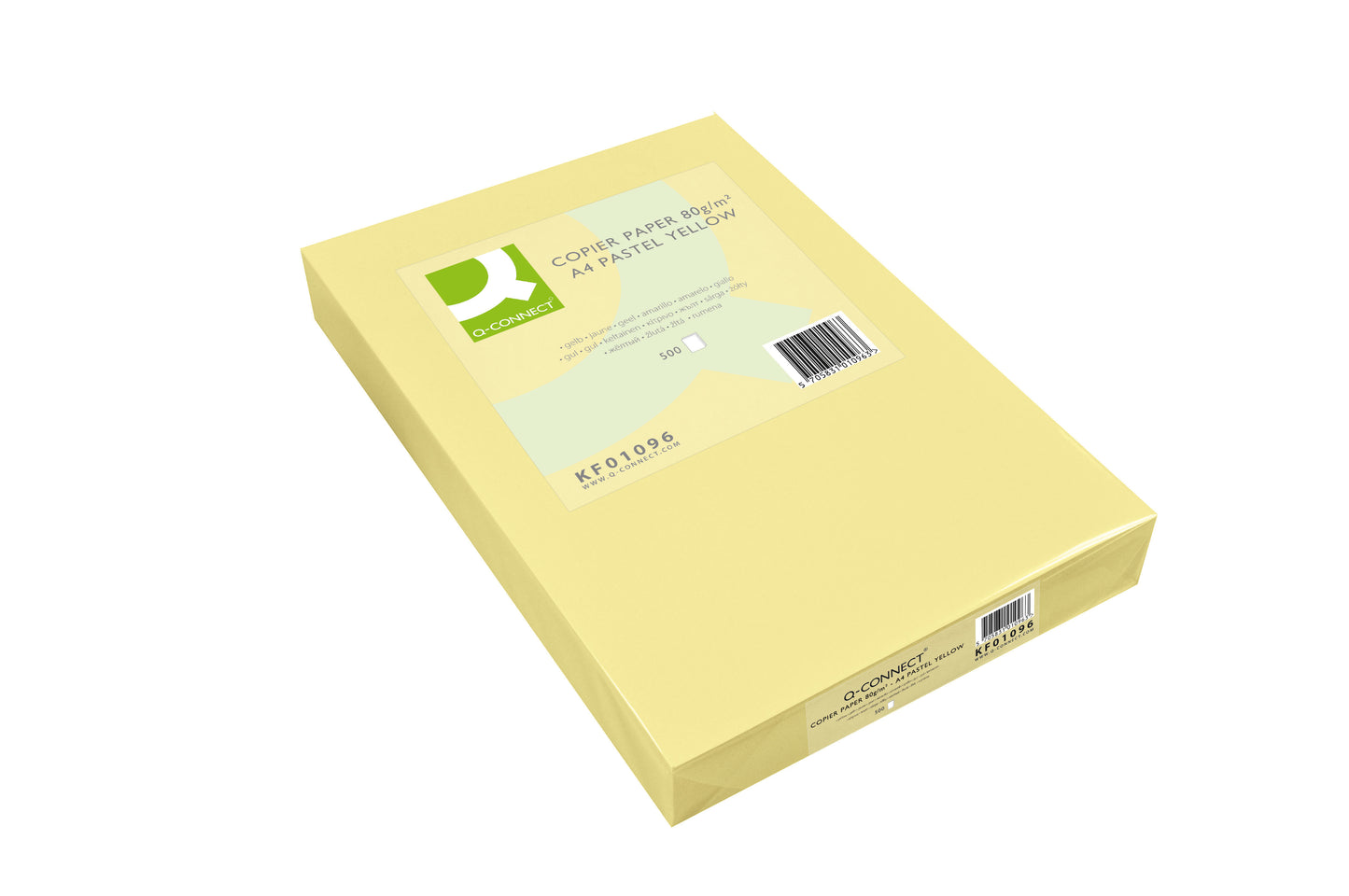 Papier a4 pastel jaune 80g - lot de 500 feuilles