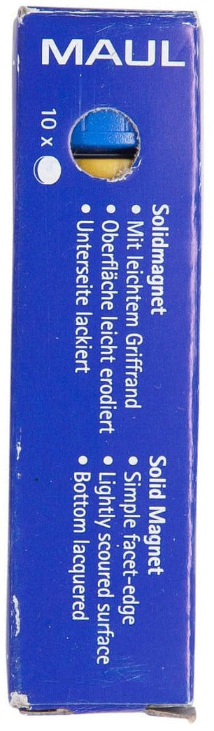 Aimant rond diamètre 20mm p/10 assorti