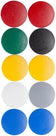 Aimant rond diamètre 20mm p/10 assorti