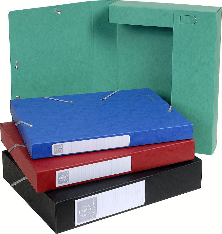 Boite de classement A4 - Dos de 40 mm - Assorties - Lot de 10