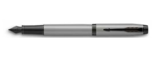 Stylo plume parker achromatic - écriture moyenne et élégante