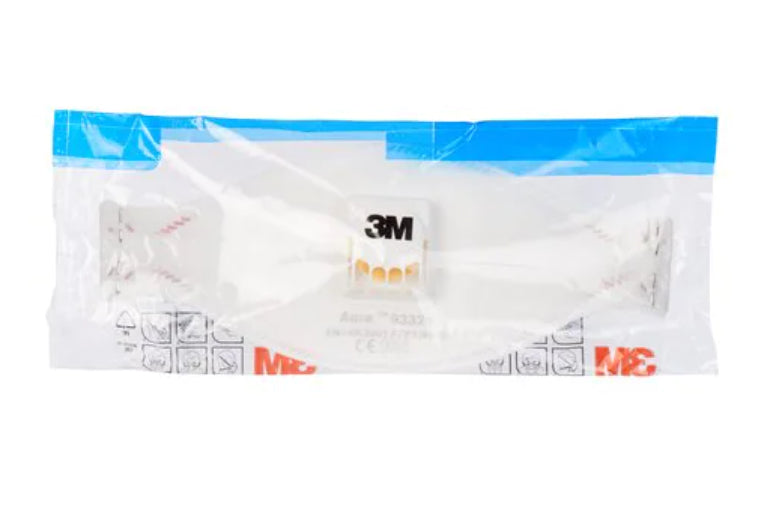 P/10 MASQUES PROTECTION JETABLE FFP3 AVEC SOUPAPE 9332+