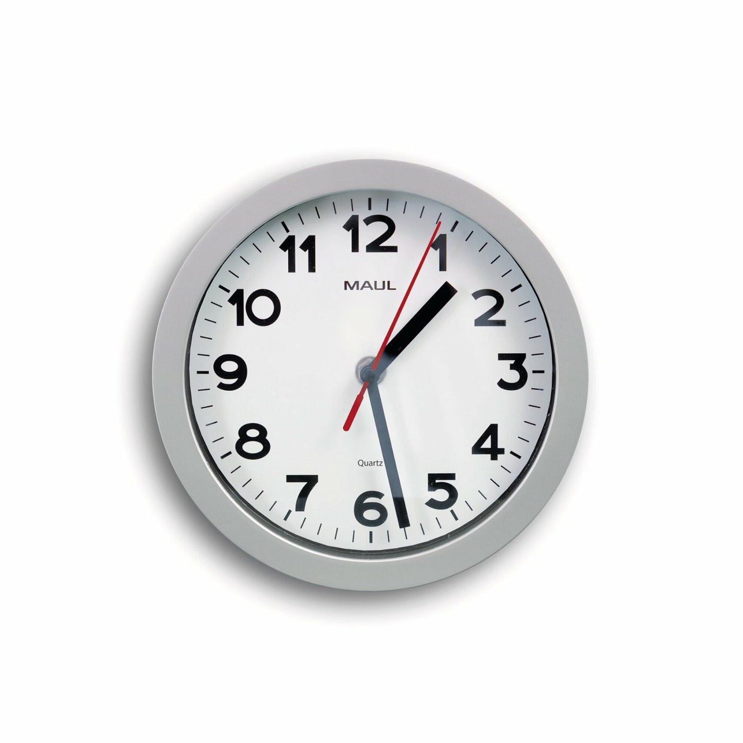 Horloge murale maul step 20 cm argent