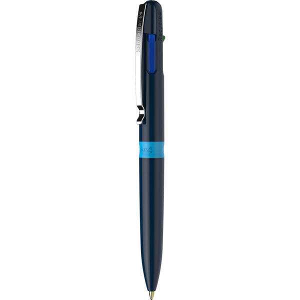 Stylo bille 4 couleurs - prise en main confortable