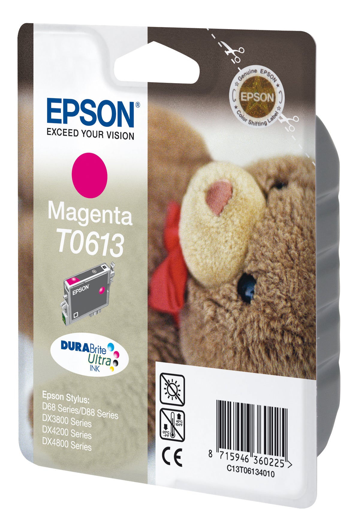 Cartouche Epson magenta - encre pigmentée résistante