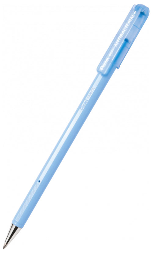 Stylo à bille rétractable antibactérien - bleu 0,7 mm