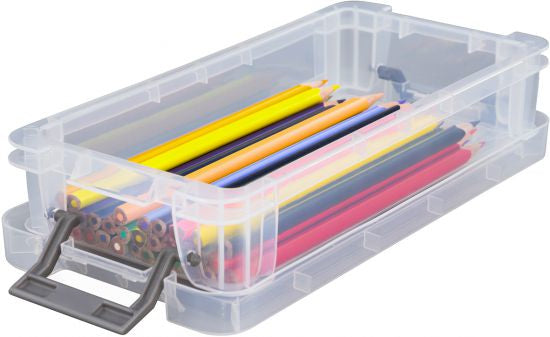 Boîte de rangement stylo - 0.75l avec couvercle verrouillable