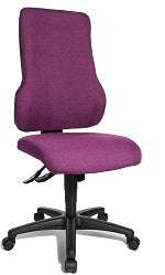 Siège de bureau violet - confort ergonomique