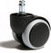 Roulette siege de bureau 6991 - sol dur, axe 10 mm-diametre 50mm
