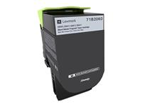 Toner Lexmark noir 71b20k0 - rendement 3000 pages