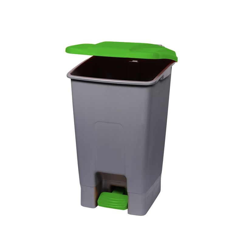 Poubelle de tri à pédale 70l - hygiène et robustesse