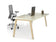 Bureau Droit 160x80cm - Design Scandinave Acacia