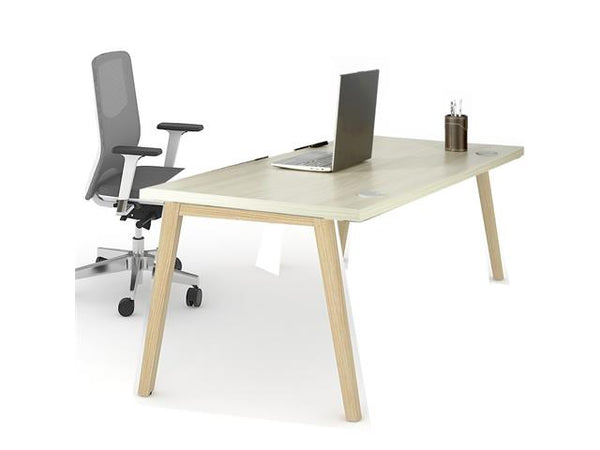 Bureau droit 120x60cm - design scandinave compact