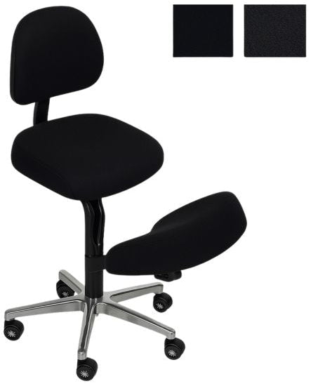 Siège ergonomique assis-genoux avec dossier - confort optimal