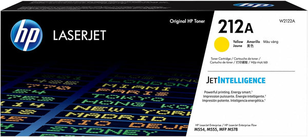 Cartouche toner HP jaune 212a - 4500 pages