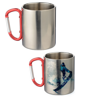 Mug Isotherme 300ml - Poignée Mousqueton