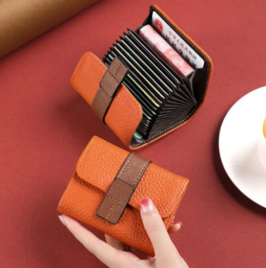 Étui accordéon 12 compartiments - sécurité rfid