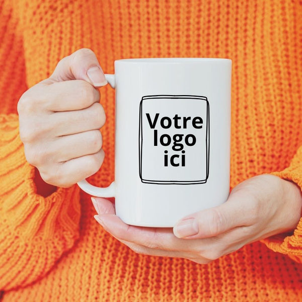 Mug émaillé personnalisable - design vintage