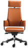 FAUTEUIL DE BUREAU PHILADELPHIE CUIR CAMEL