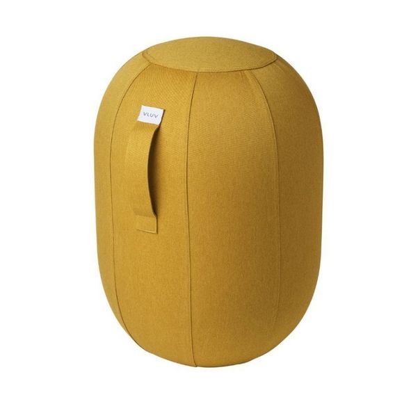 Tabouret d'assise Capsul Viev - Couleurs vives - Moutarde - M (Medium)