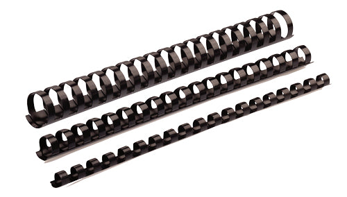 Baguette de reliure 32mm -noir- boite de 50