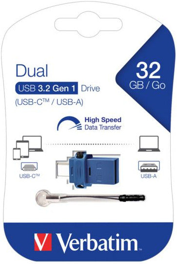 Clé USB 32go - Double Connectique USB-C/USB-A