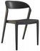 Chaise empilable extérieure - lot de 2, polypropylène noir