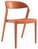 Chaise marceau - polypropylène orange empilable
