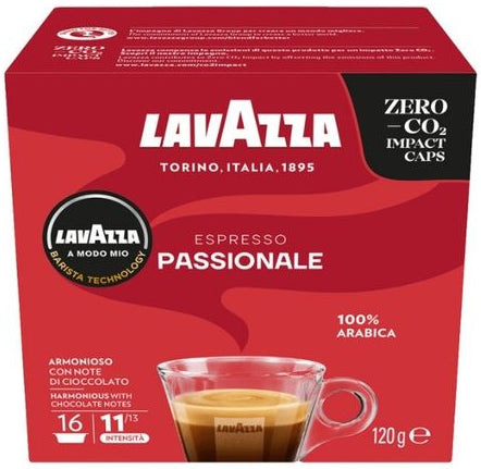 Capsules Espresso LAVAZZA modo-mio Passionale -boite de 16