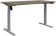 Bureau électrique réglable - chêne ambre, 1200x700 mm