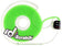 Rouleau Scratch 2m avec Dévidoir - Vert Fluo