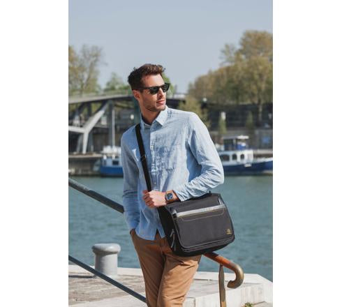 Sacoche pc 14" - fermeture aimantée et recyclée