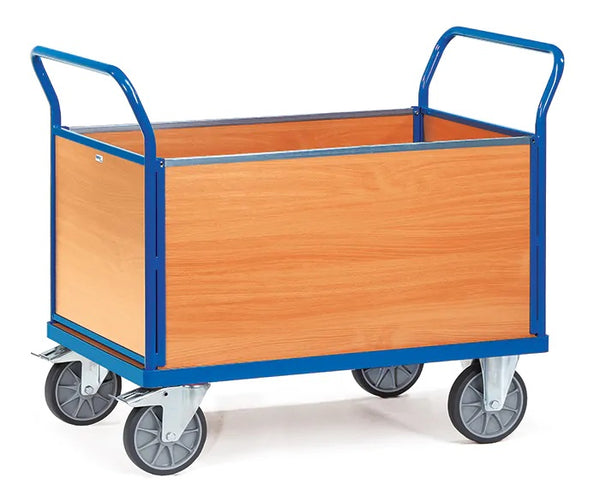 Chariot 4 Ridelles Bois - Charge 500 kg, 850x500 mm
