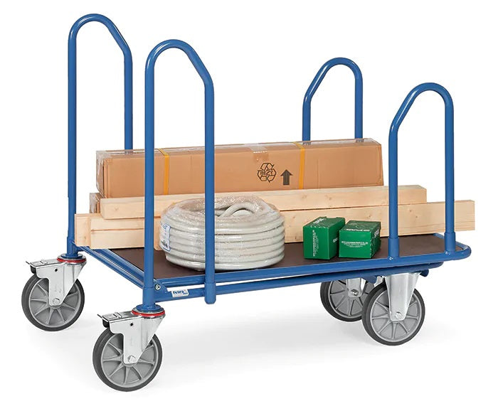 Chariot de Transport - Charge 400 kg, 2 Dossiers Latéraux