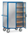 Chariot à étagères sécurisé - Charge max 750 kg