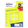 Pastille adhésive 30mm jaune -sachet de 240