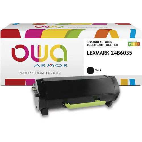 Toner remanufacturé Lexmark XM1145 -24B6035-16000 pages-noir