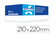 Essuie-mains amoos estrela 2 plis 21x22cm pack 20 paquets de 200 unités