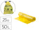 SAC PLASTIQ JAUNE 24MIC RLX2550L
