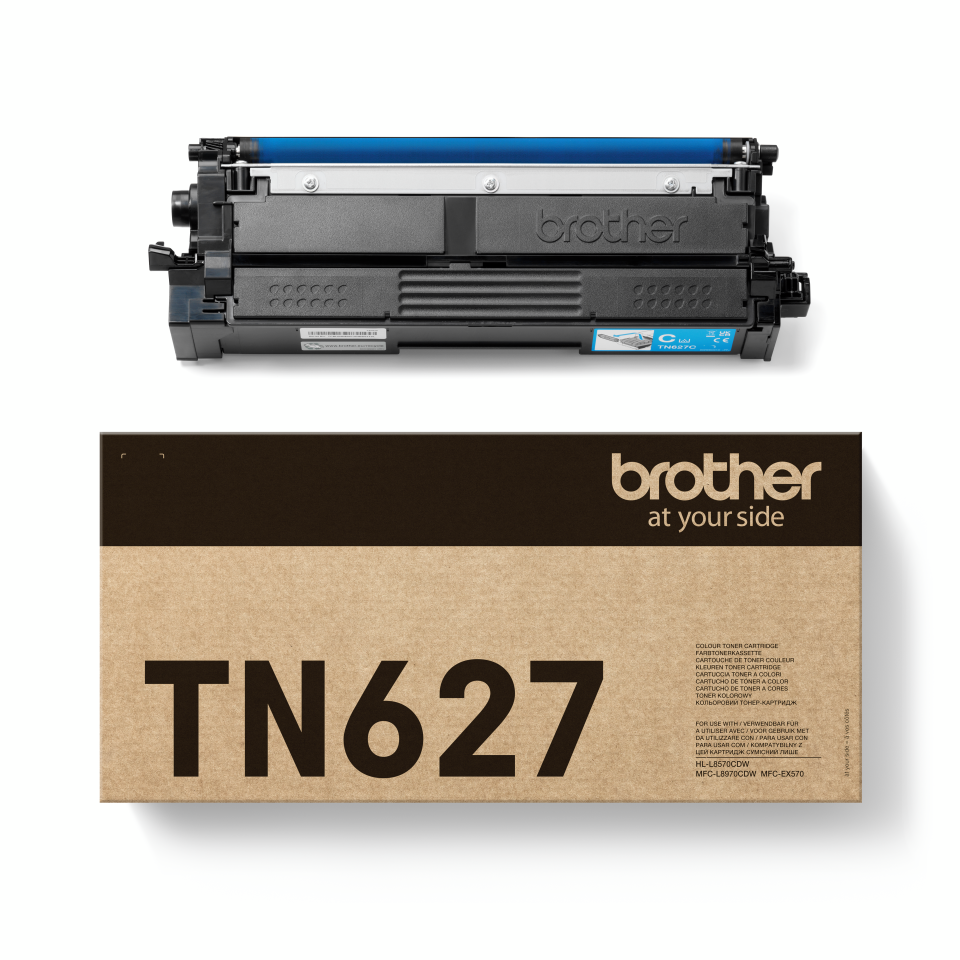 TN627C - Cartouche de toner originale très haute capacité Brother - Cyan