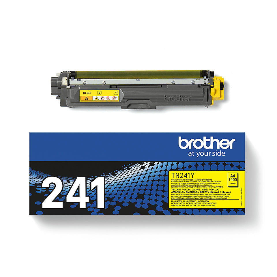 Toner laser Brother tn241y - haute capacité 1400 pages