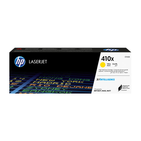 Cartouche toner jaune HP CF412X - 5000 pages