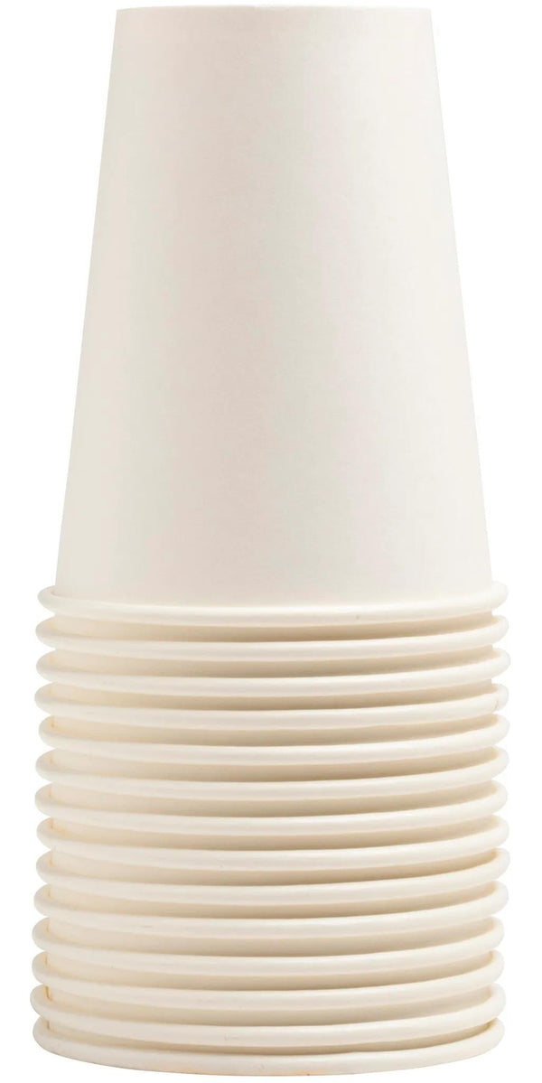 Gobelet carton 20cl - lot de 50, blanc