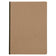 Cahier broche 192 pages a4 couverture façon cuir lisse brun tabac