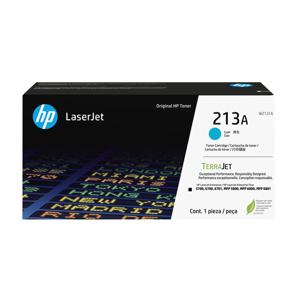 Cartouche toner HP cyan 213a - rendement élevé