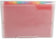 Trieur de voyage A5 13 compartiments polypro-transparent