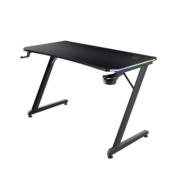 Bureau gaming led rvb 120x60 - ergonomie et style