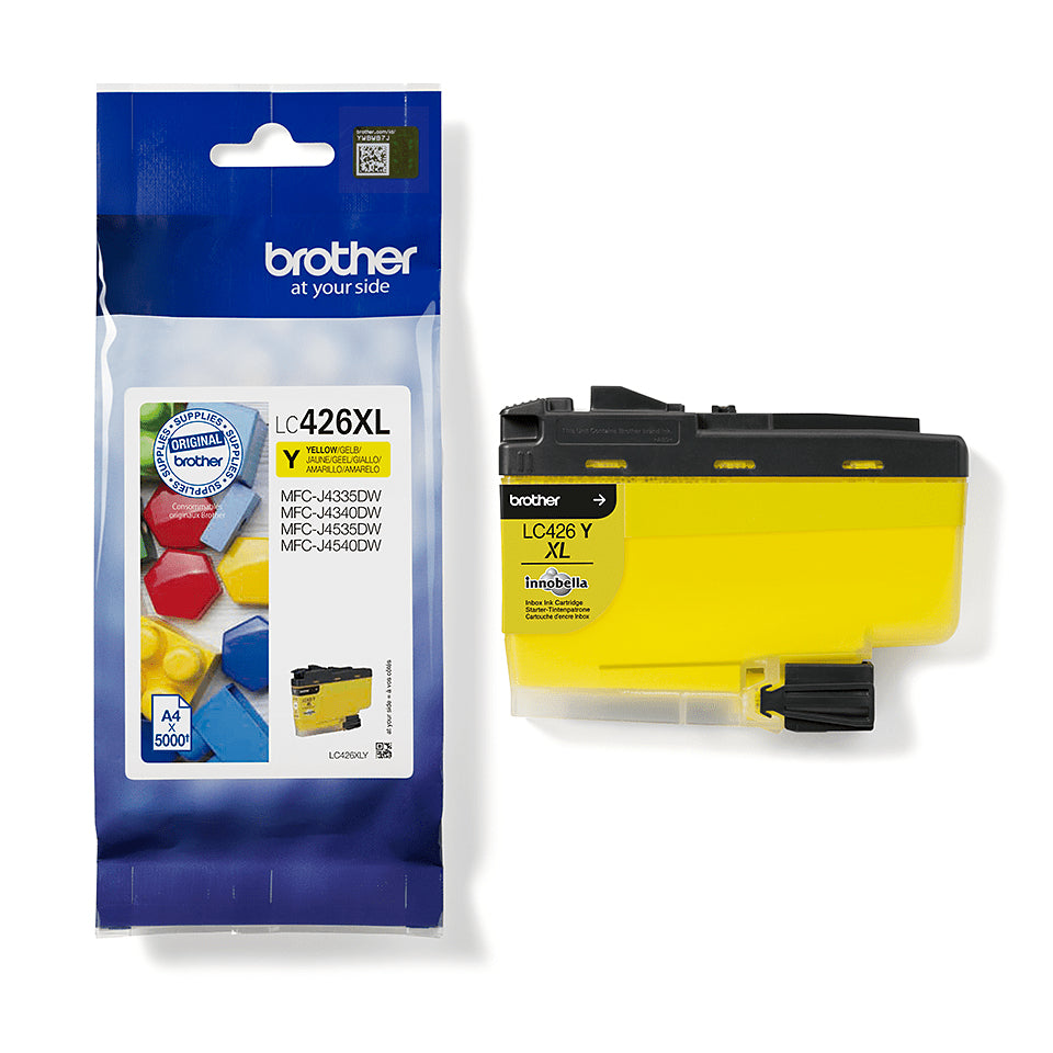 Cartouche d'encre Brother jaune LC426xly - haute capacité 5000 pages