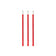 Recharges Stylo Effaçable Rouge legami - Pointe 0,7 mm pack de 3
